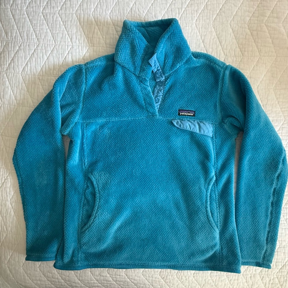 Patagonia Turquoise Fleece Jacket
